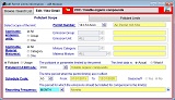 AIR compliance software sample screen: Track limits, part 1