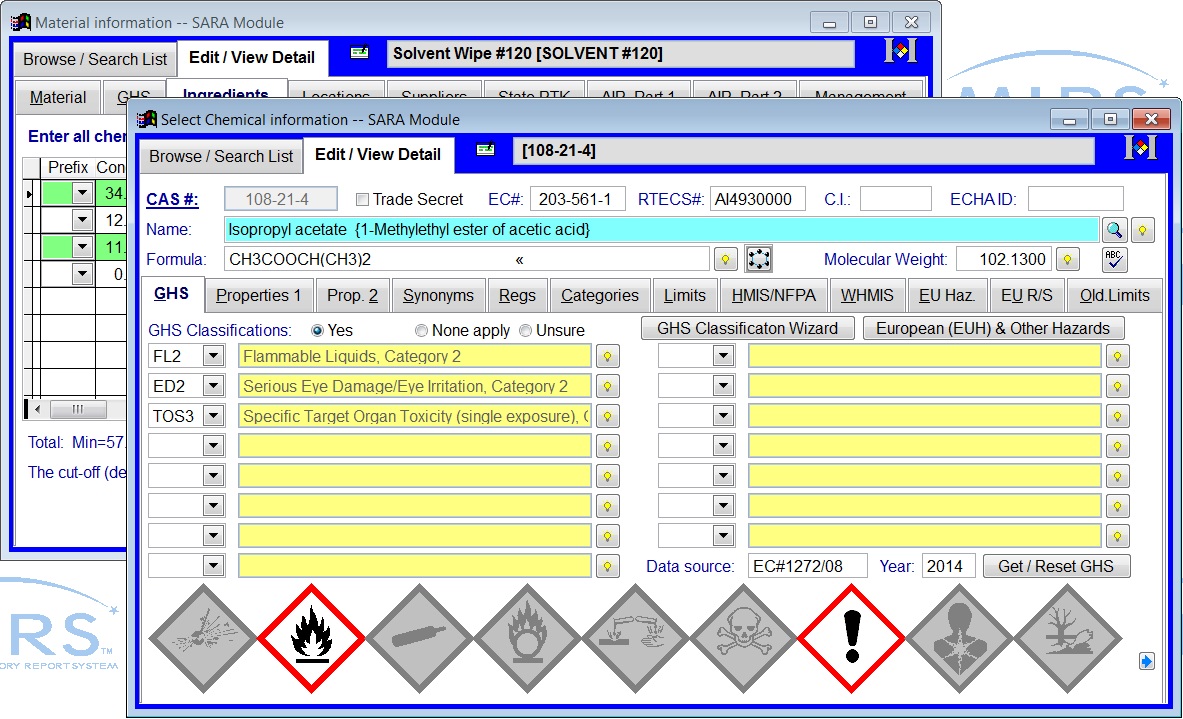 SARA Software screenshot